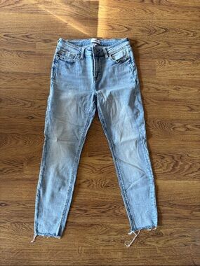 Pistola Light Wash Raw Hem Women's Jeans